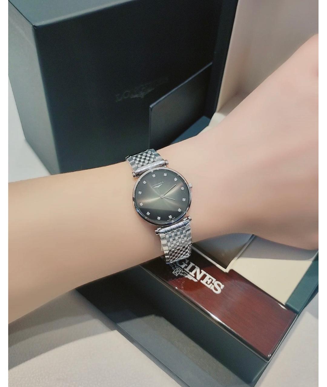 LONGINES Зеленые металлические часы, фото 7