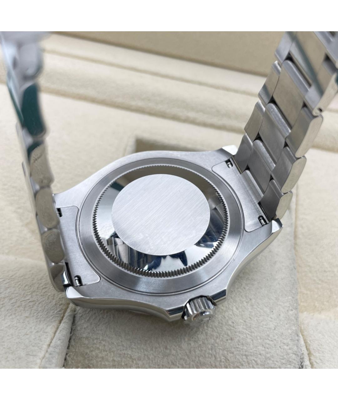 ROLEX Черные металлические часы, фото 4