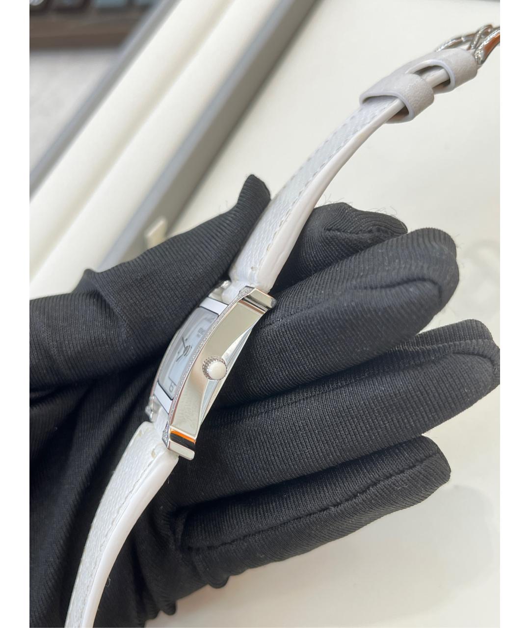 HERMES Белые металлические часы, фото 6