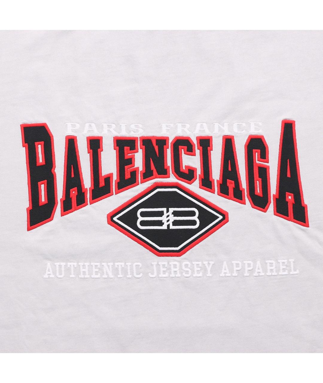 BALENCIAGA Серая хлопковая футболка, фото 5