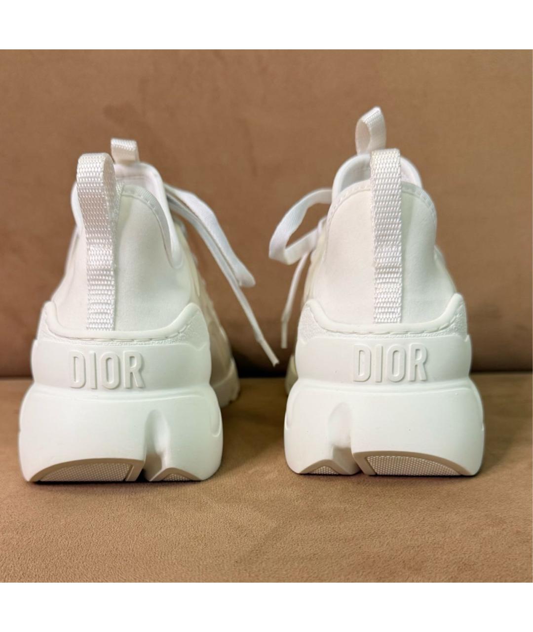 CHRISTIAN DIOR Белые текстильные кроссовки, фото 4