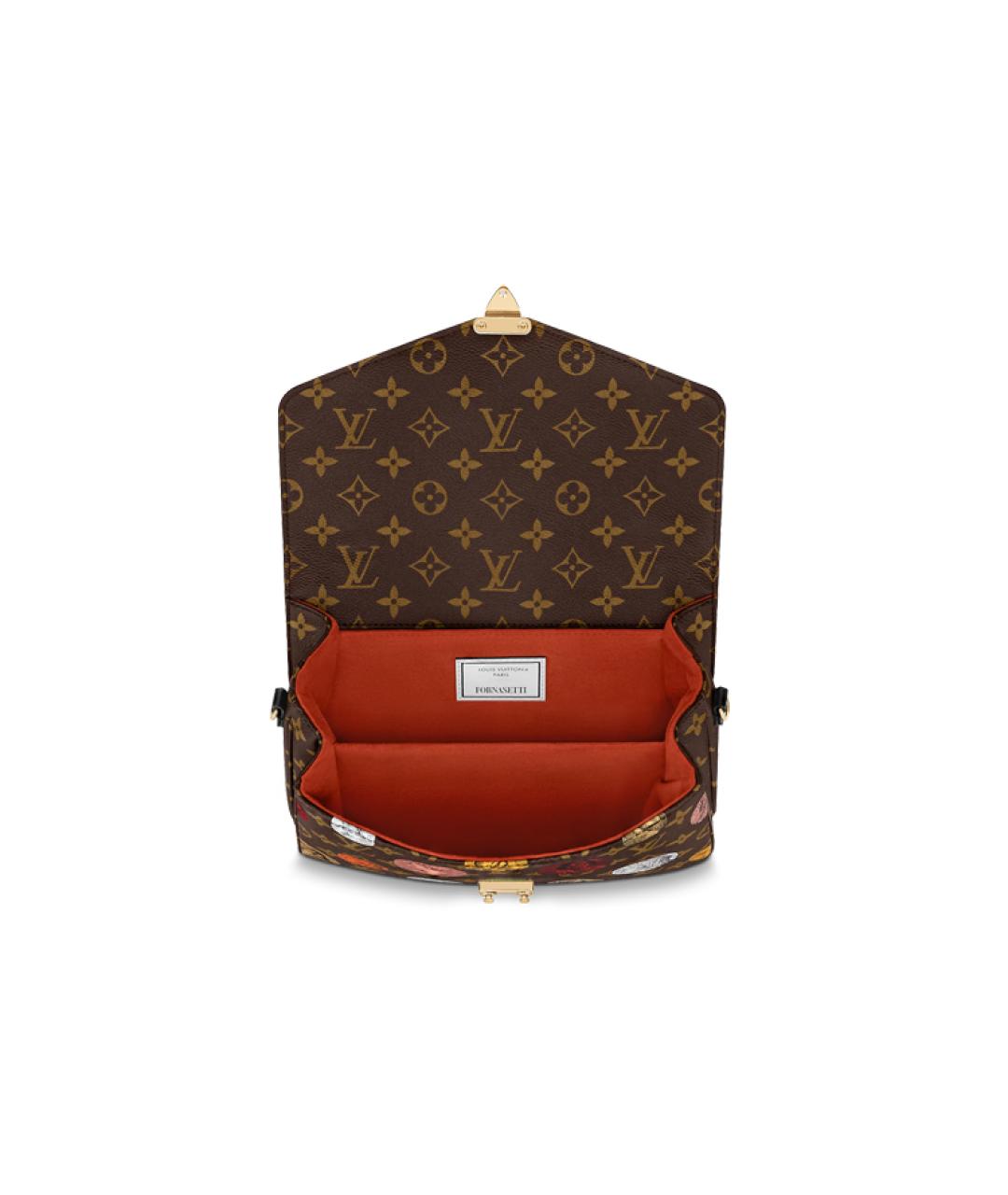 LOUIS VUITTON Коричневая сумка через плечо, фото 4