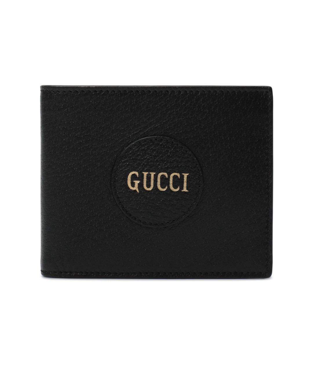 GUCCI Черный кожаный кошелек, фото 1