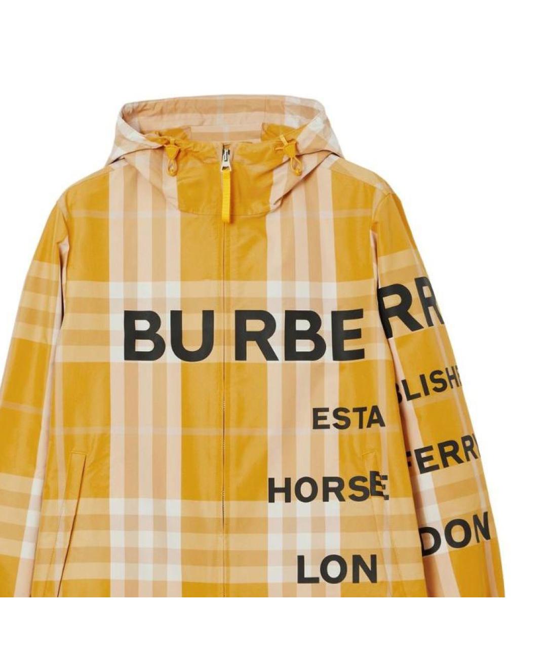 BURBERRY Желтая куртка, фото 5