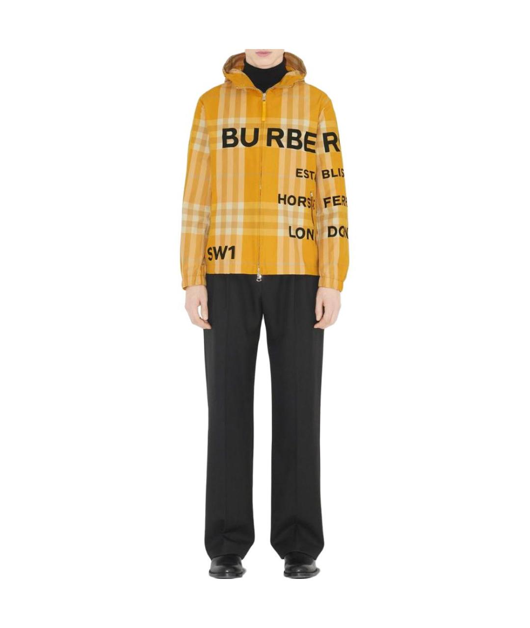 BURBERRY Желтая куртка, фото 3