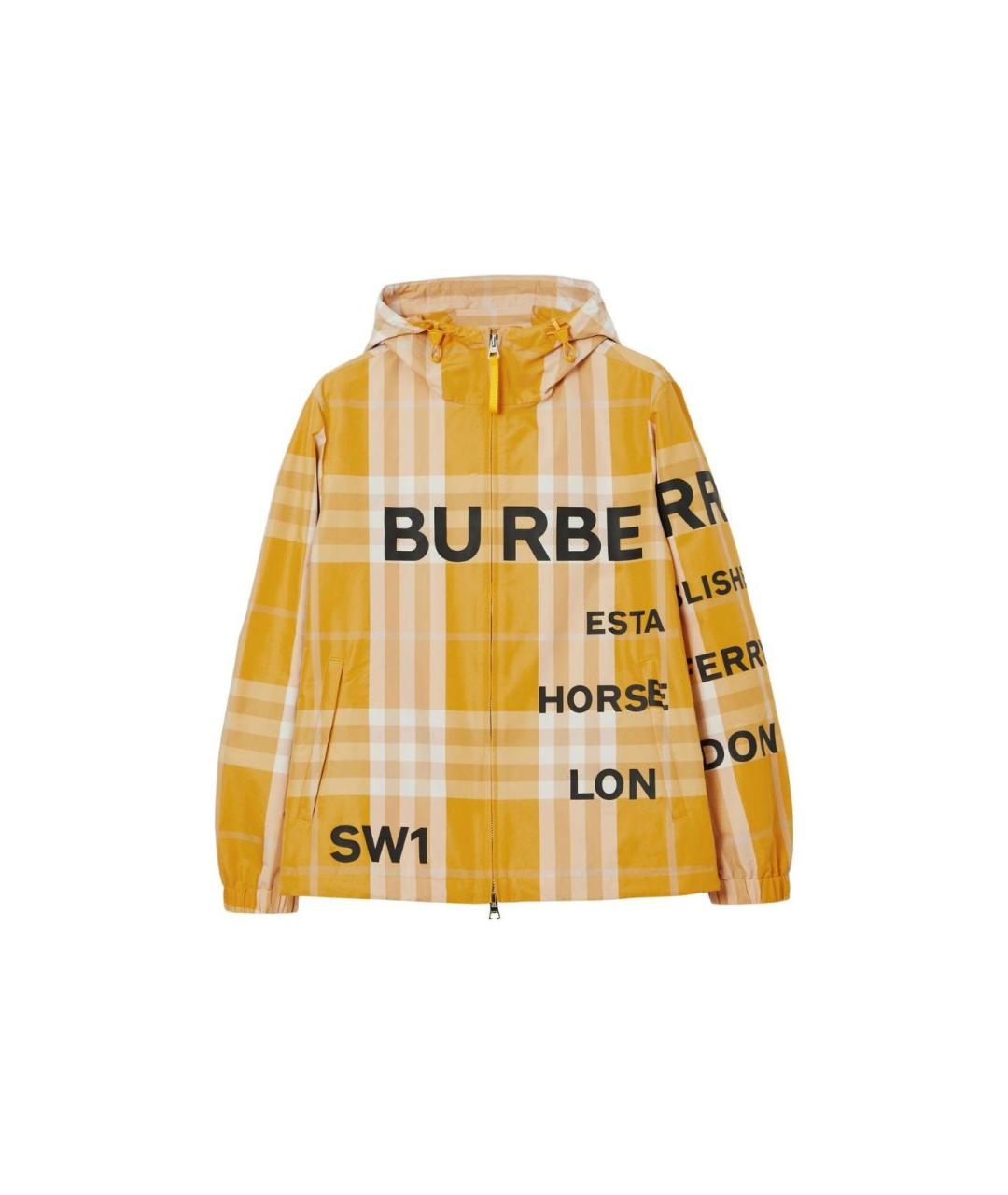 BURBERRY Желтая куртка, фото 1