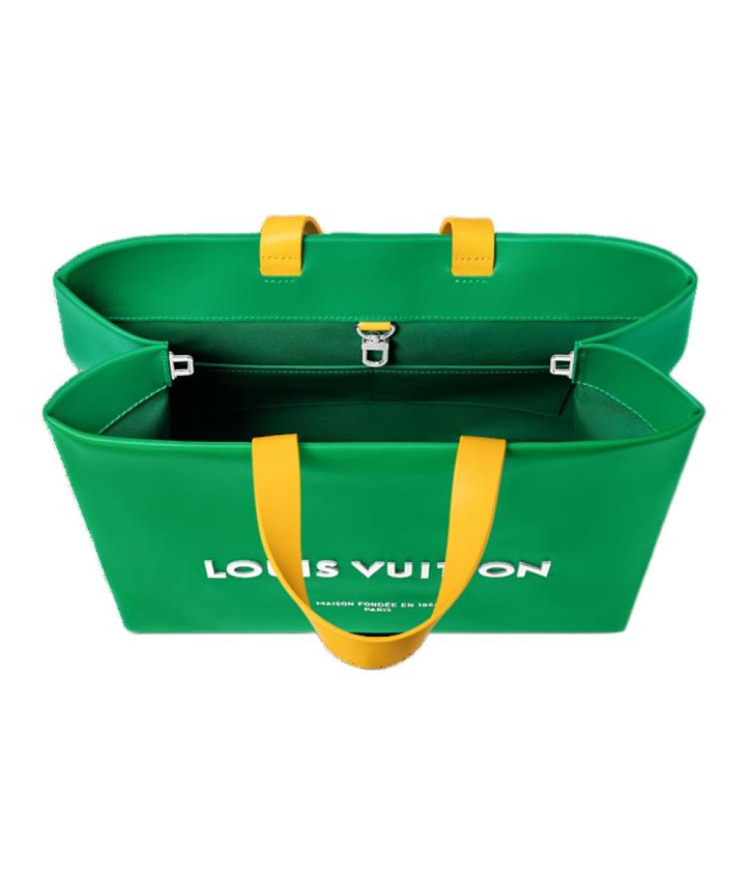 LOUIS VUITTON Зеленая сумка через плечо, фото 3