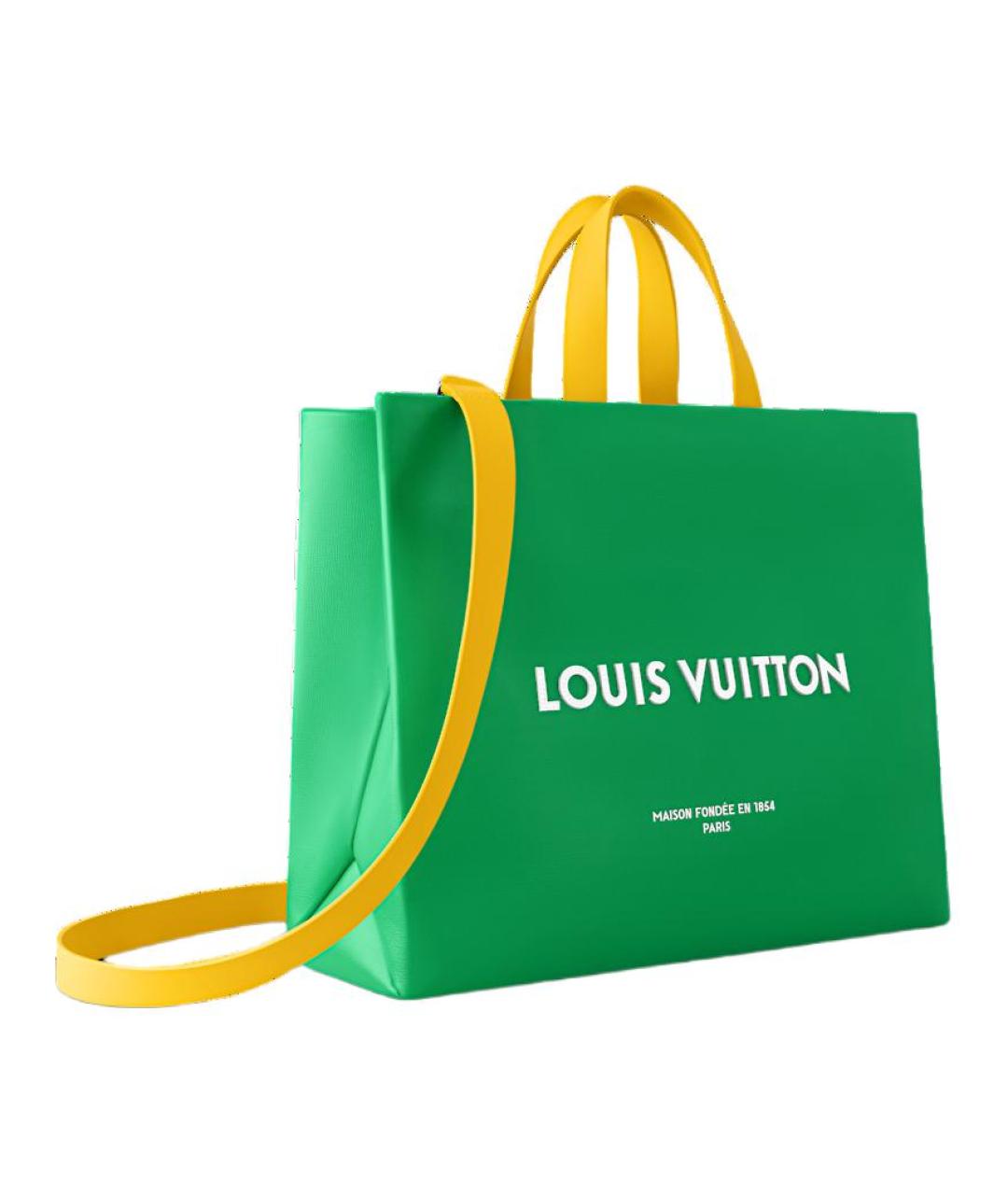 LOUIS VUITTON Зеленая сумка через плечо, фото 2