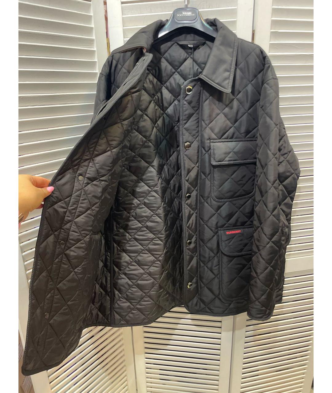 BURBERRY Черная куртка, фото 7