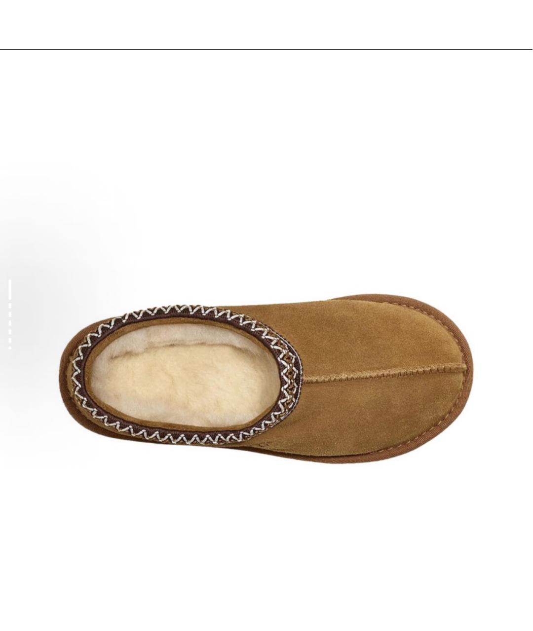 UGG AUSTRALIA Бежевые текстильные ботинки, фото 4