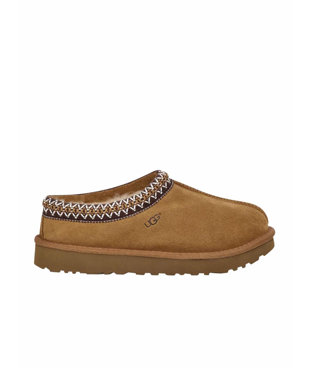 UGG AUSTRALIA Бежевые текстильные ботинки, фото 1
