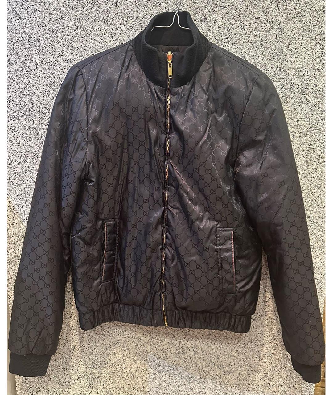 GUCCI Черная полиэстеровая куртка, фото 9