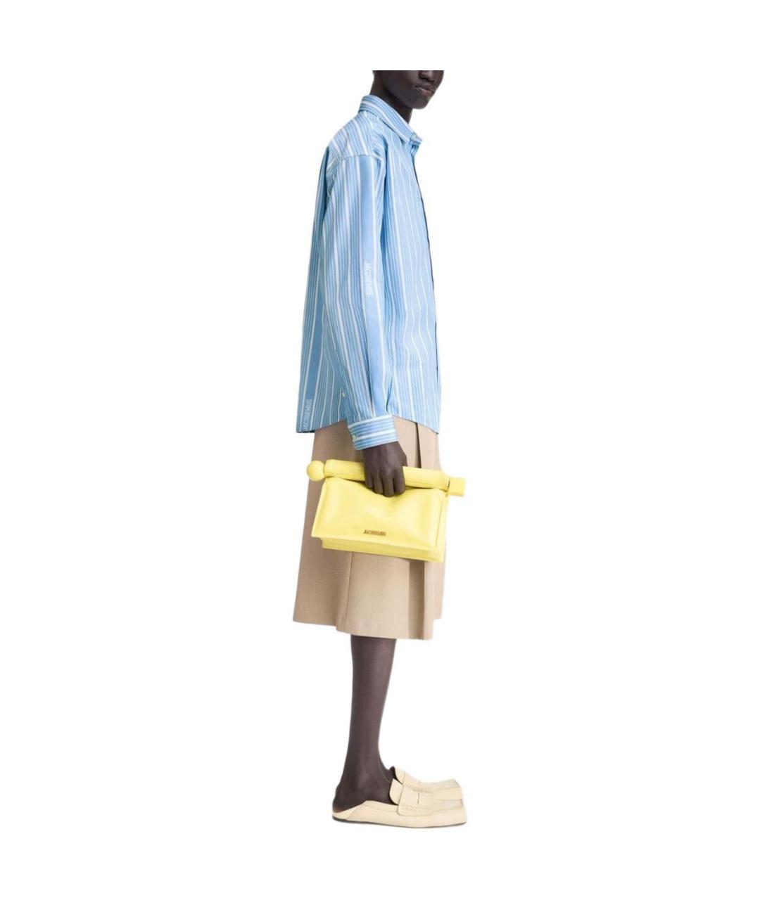JACQUEMUS Голубая классическая рубашка, фото 6