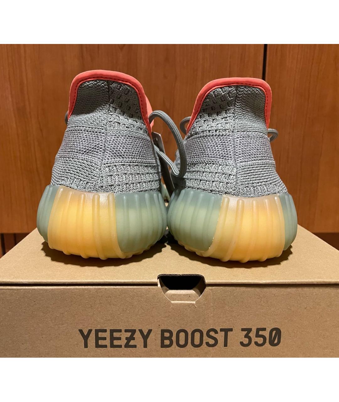 ADIDAS YEEZY Мульти синтетические низкие кроссовки / кеды, фото 4