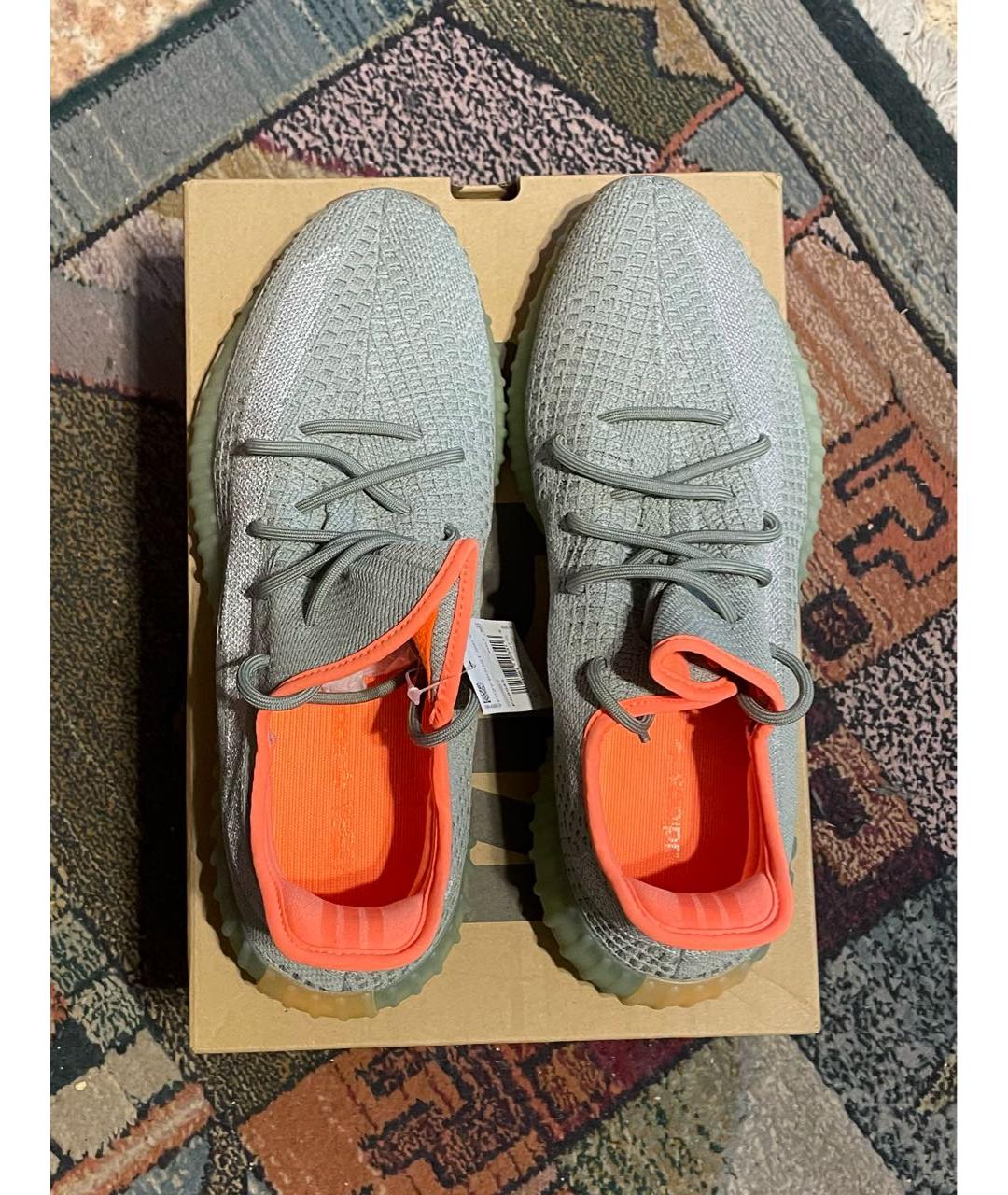 ADIDAS YEEZY Мульти синтетические низкие кроссовки / кеды, фото 3