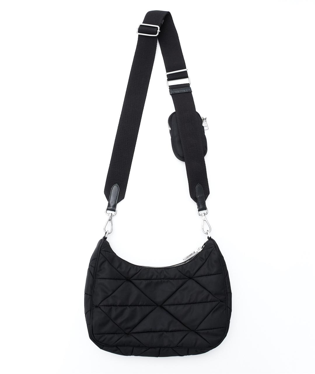 PRADA Черная тканевая сумка через плечо, фото 2