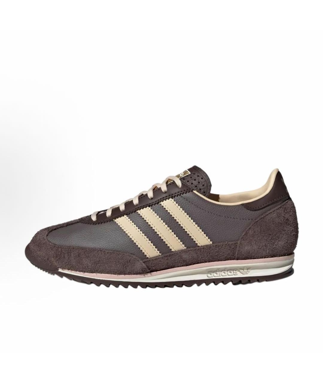 ADIDAS Коричневые кожаные кроссовки, фото 9