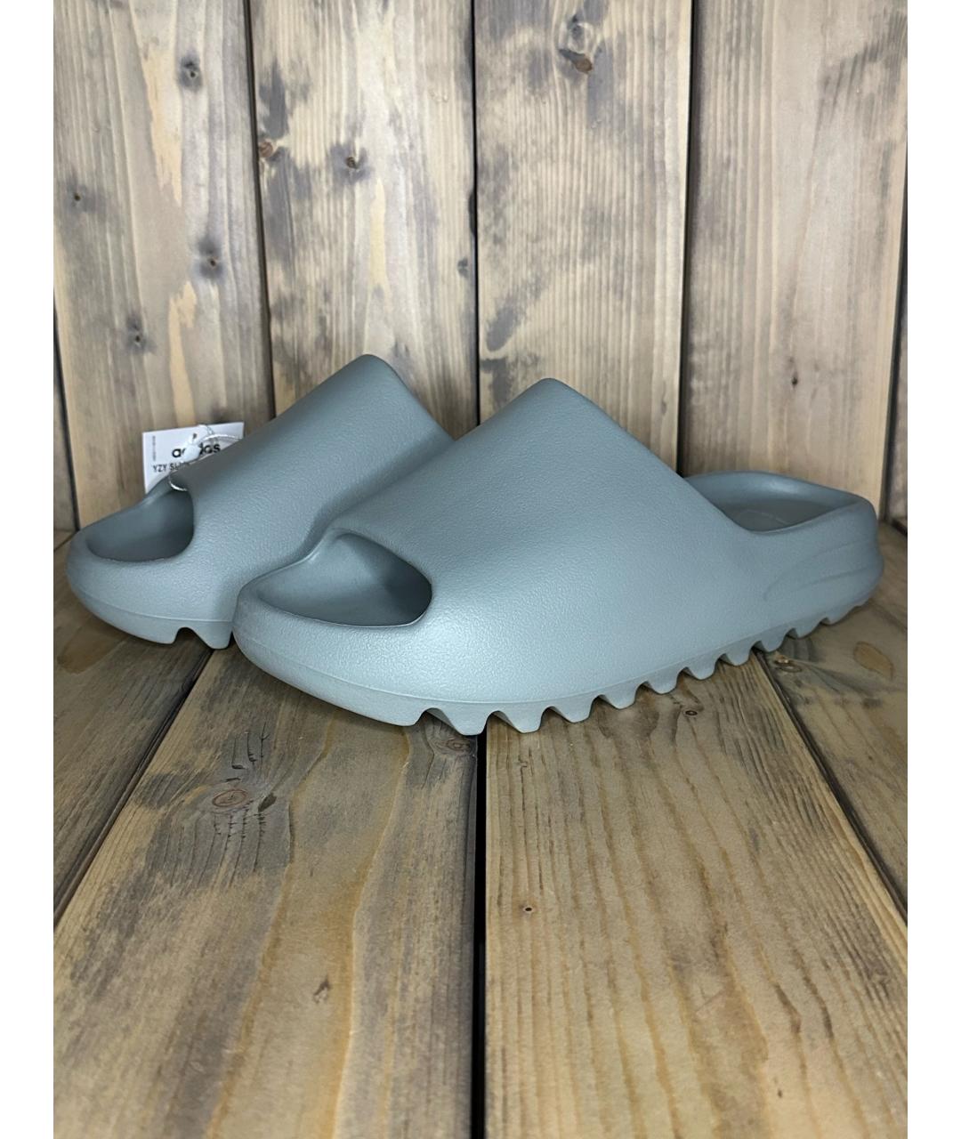 ADIDAS YEEZY Серые шлепанцы, фото 2