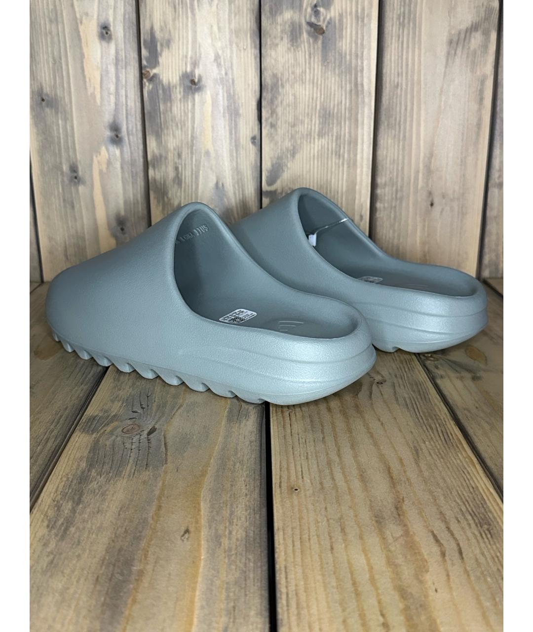 ADIDAS YEEZY Серые шлепанцы, фото 3