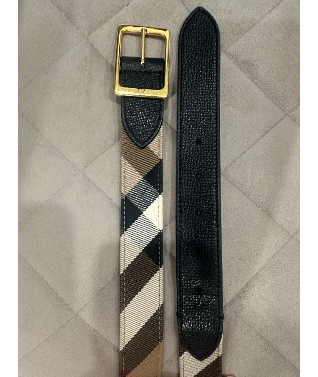 BURBERRY Бежевый ремень, фото 4