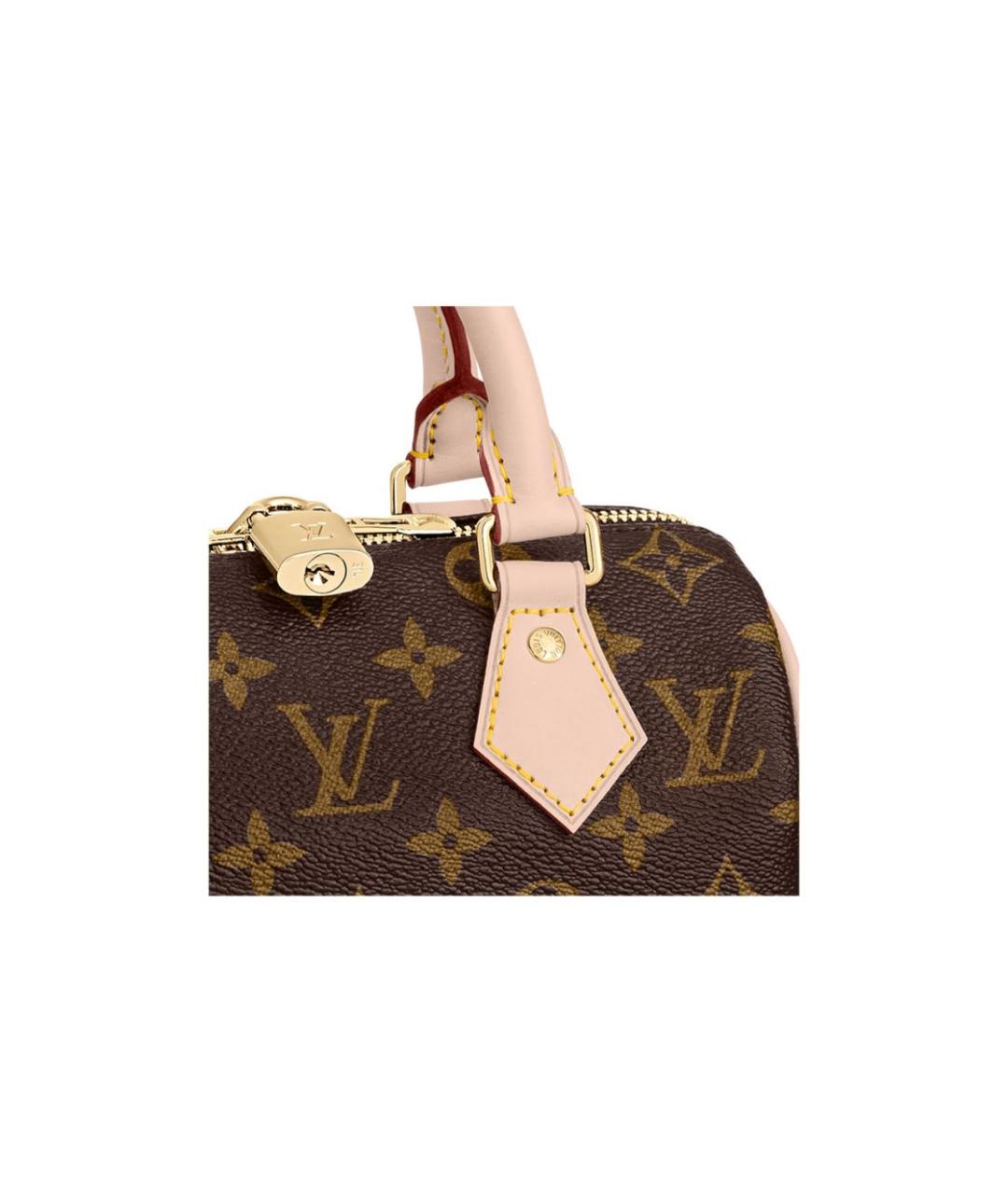 LOUIS VUITTON Коричневая сумка с короткими ручками, фото 6