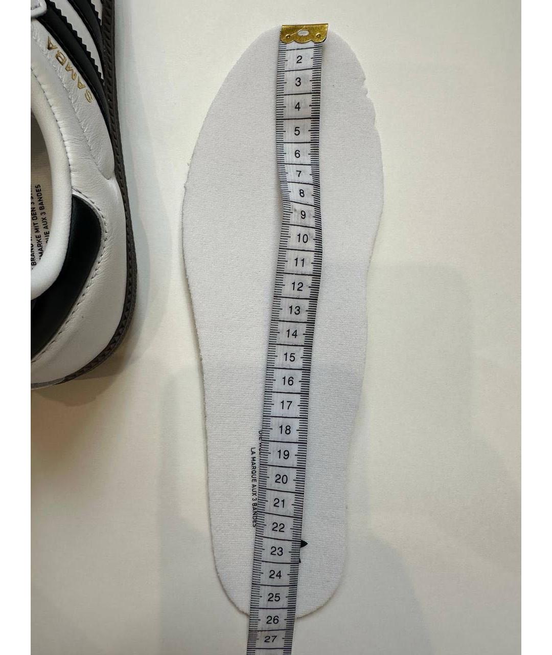 ADIDAS Белые кожаные кеды, фото 5