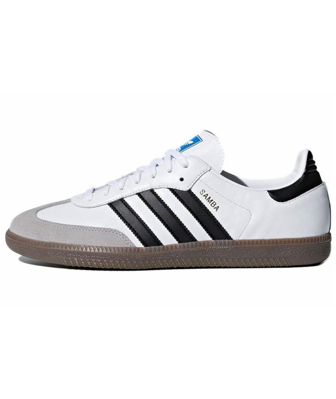 ADIDAS Белые кожаные кеды, фото 8