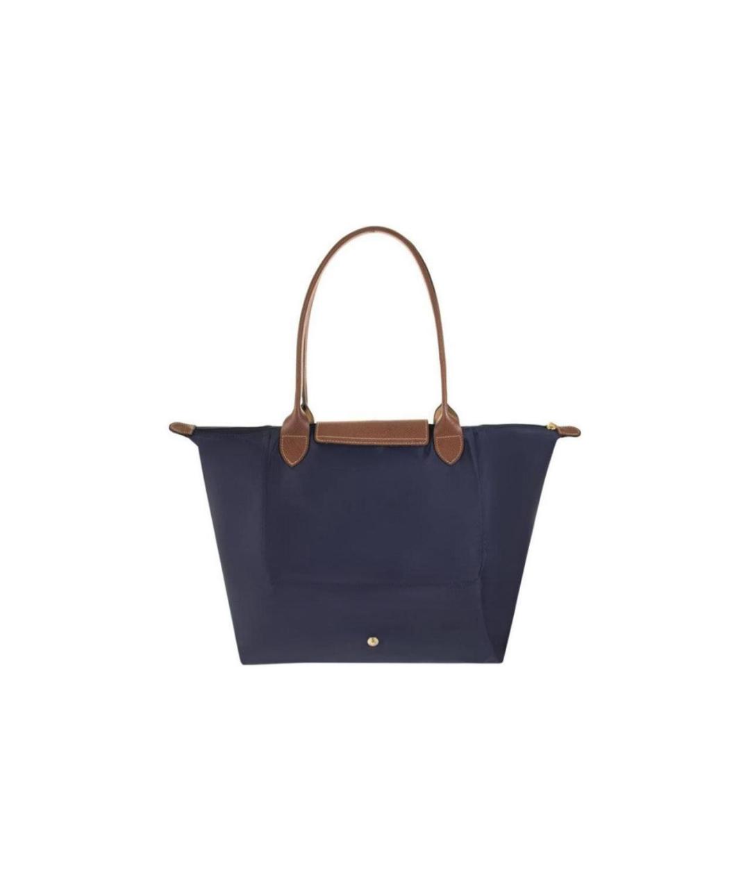 LONGCHAMP Темно-синяя сумка тоут, фото 3