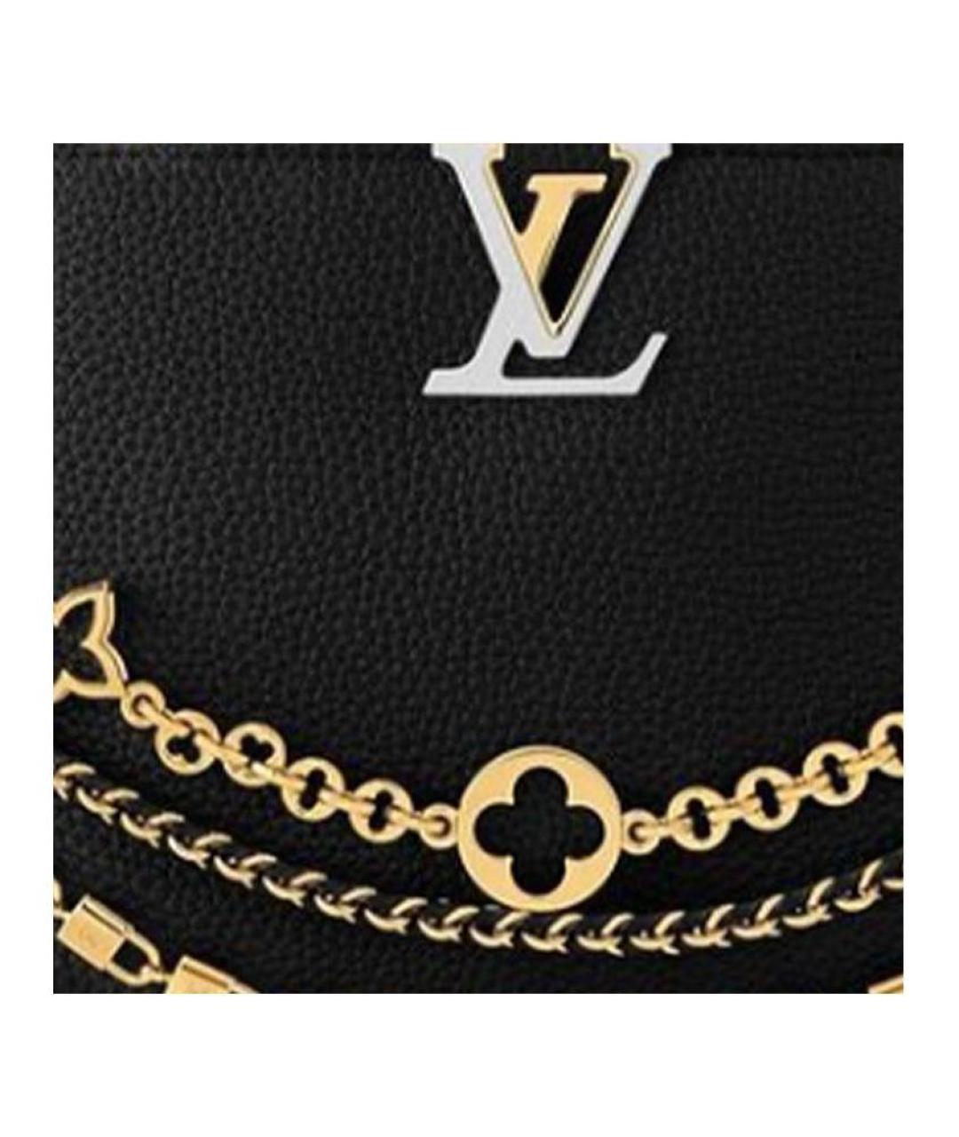 LOUIS VUITTON Черная сумка через плечо, фото 4