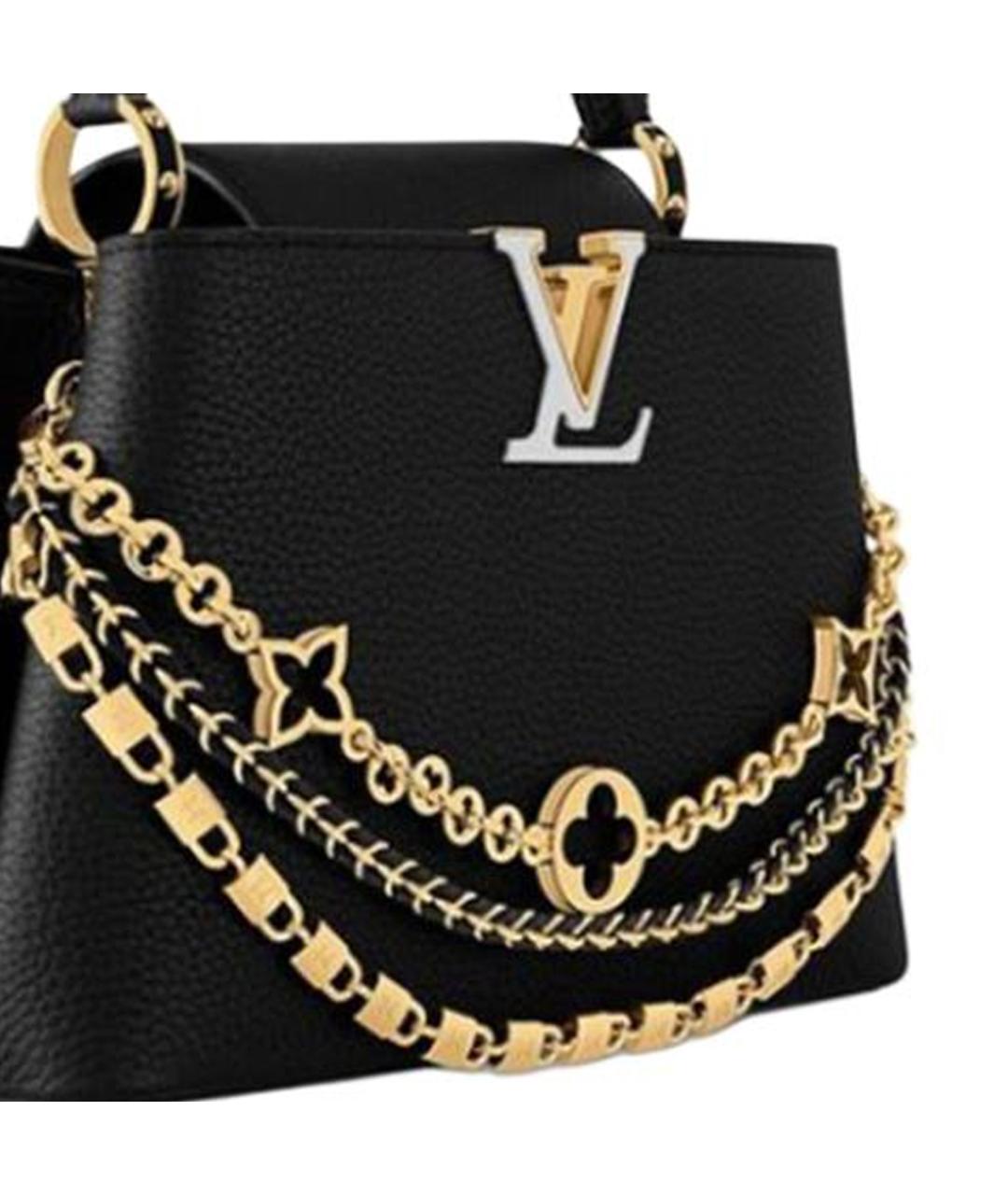 LOUIS VUITTON Черная сумка через плечо, фото 5