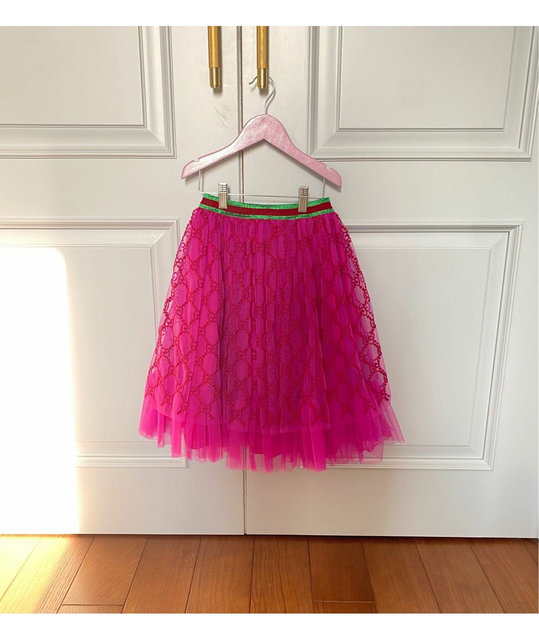 GUCCI Розовая юбка, фото 2