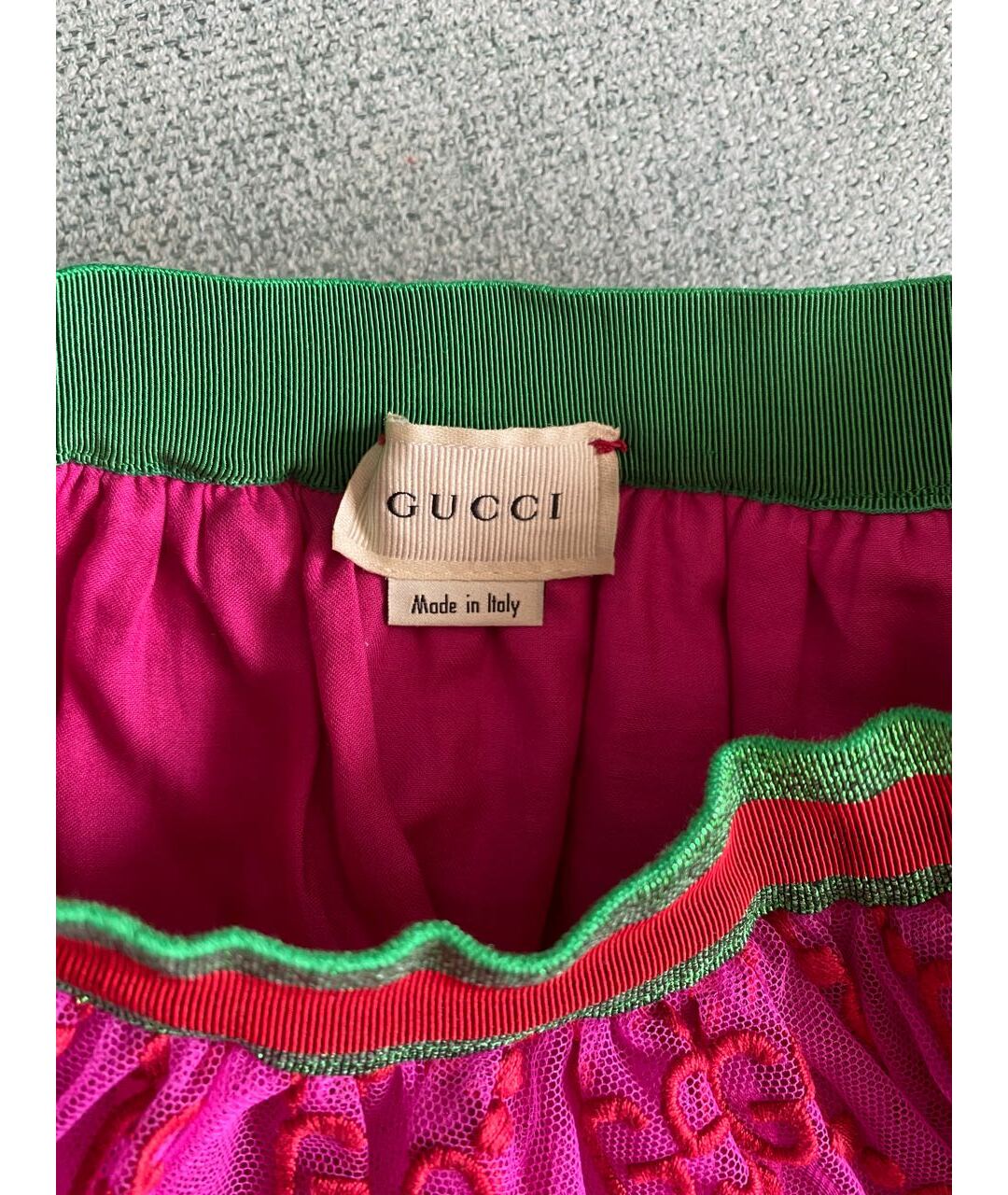 GUCCI Розовая юбка, фото 8