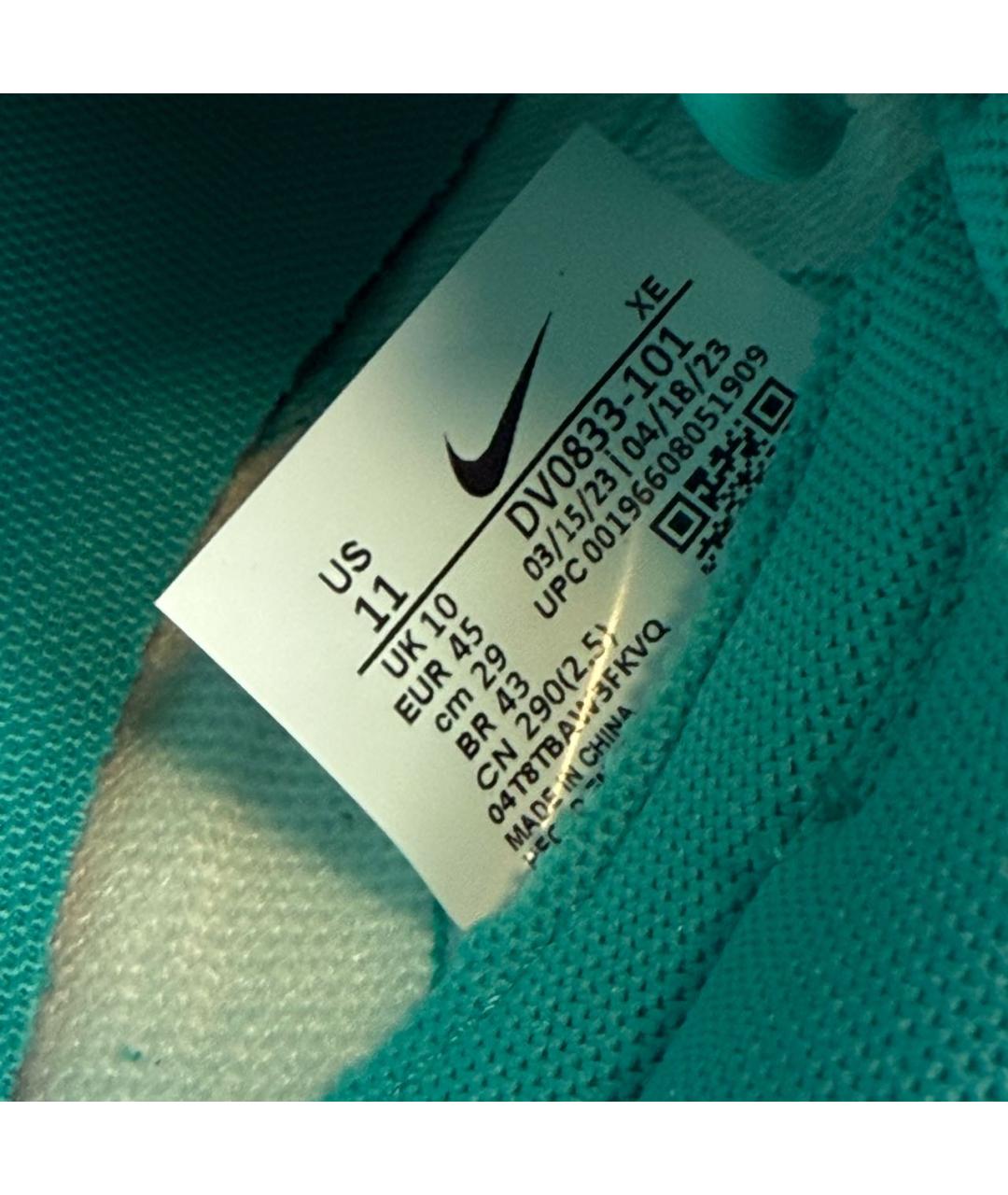 NIKE Бирюзовые низкие кроссовки / кеды, фото 8