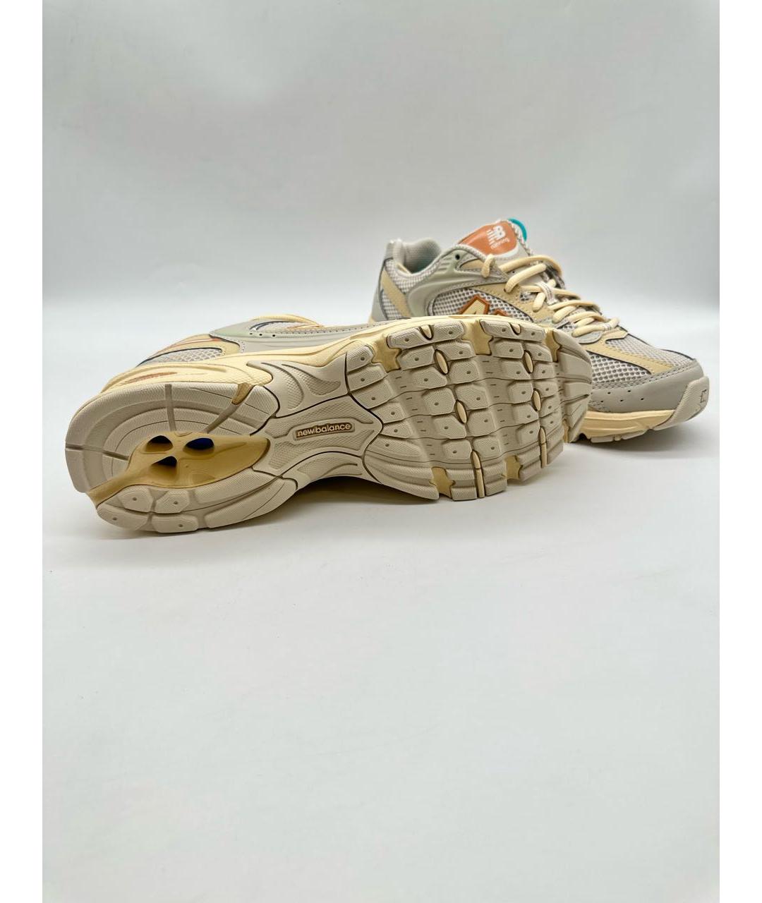 NEW BALANCE Бежевые текстильные низкие кроссовки / кеды, фото 7
