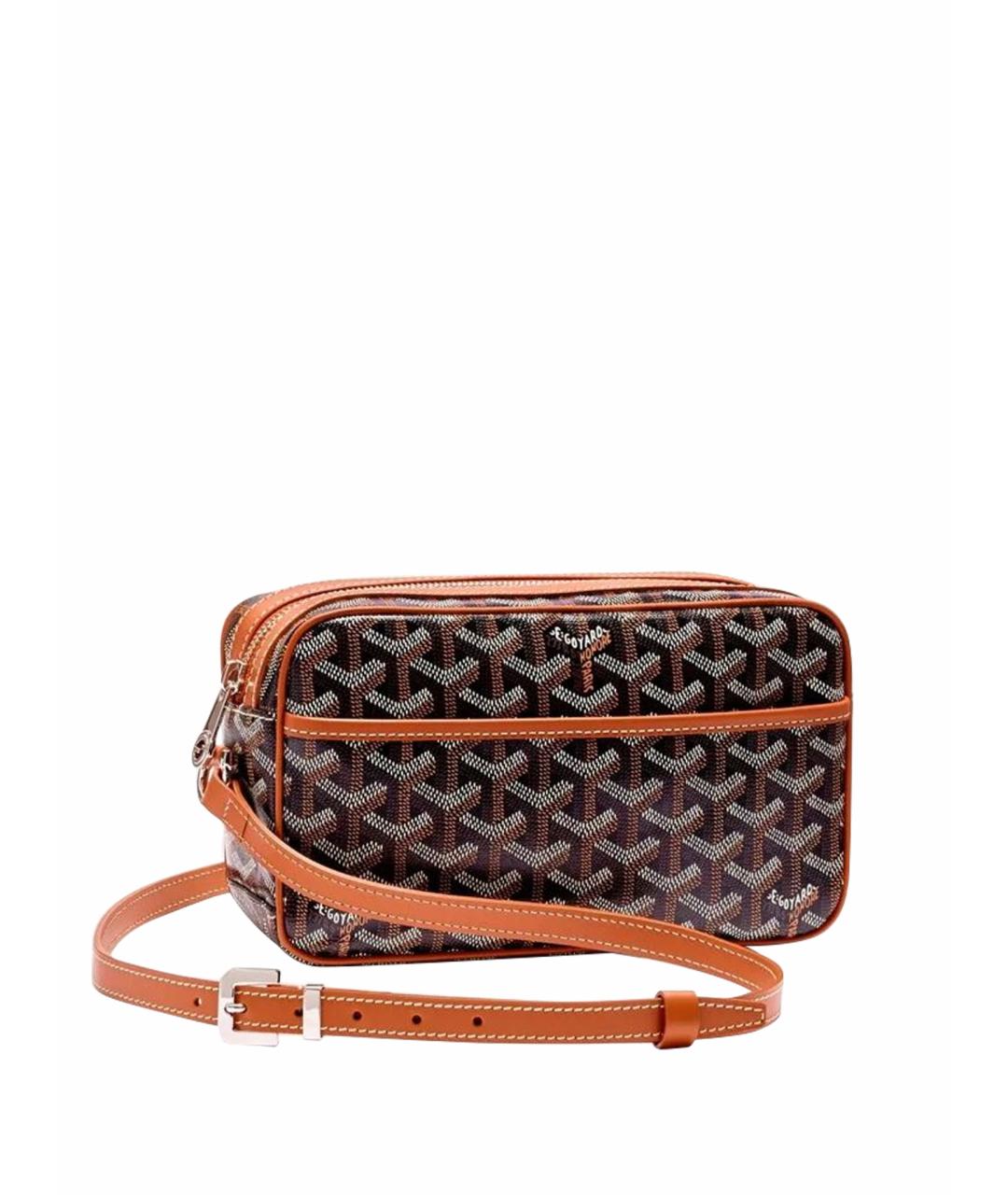 GOYARD Коричневая сумка на плечо, фото 1