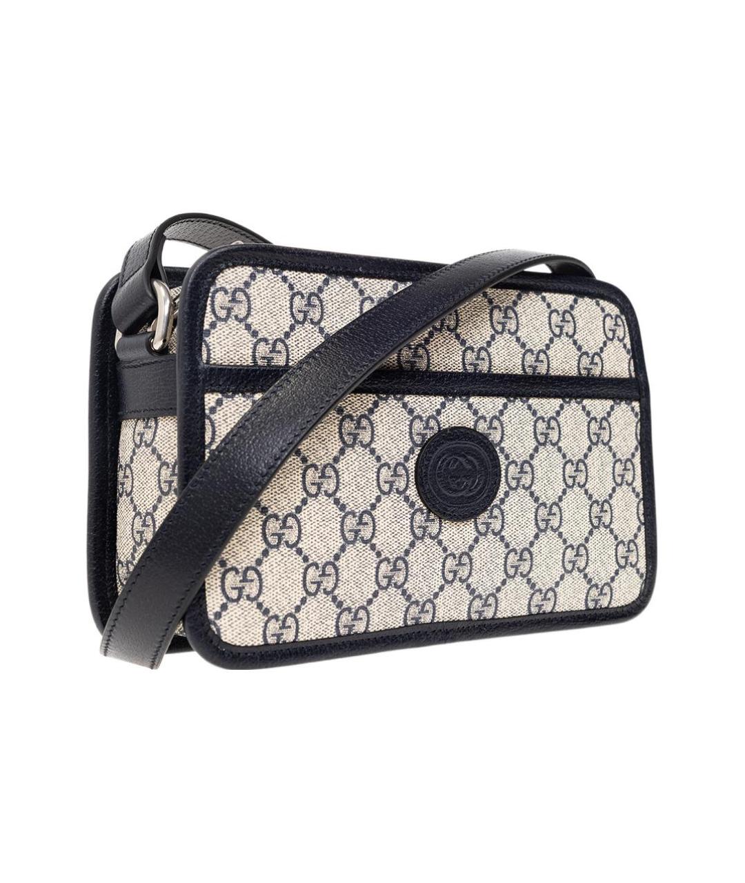 GUCCI Темно-синяя сумка через плечо, фото 2