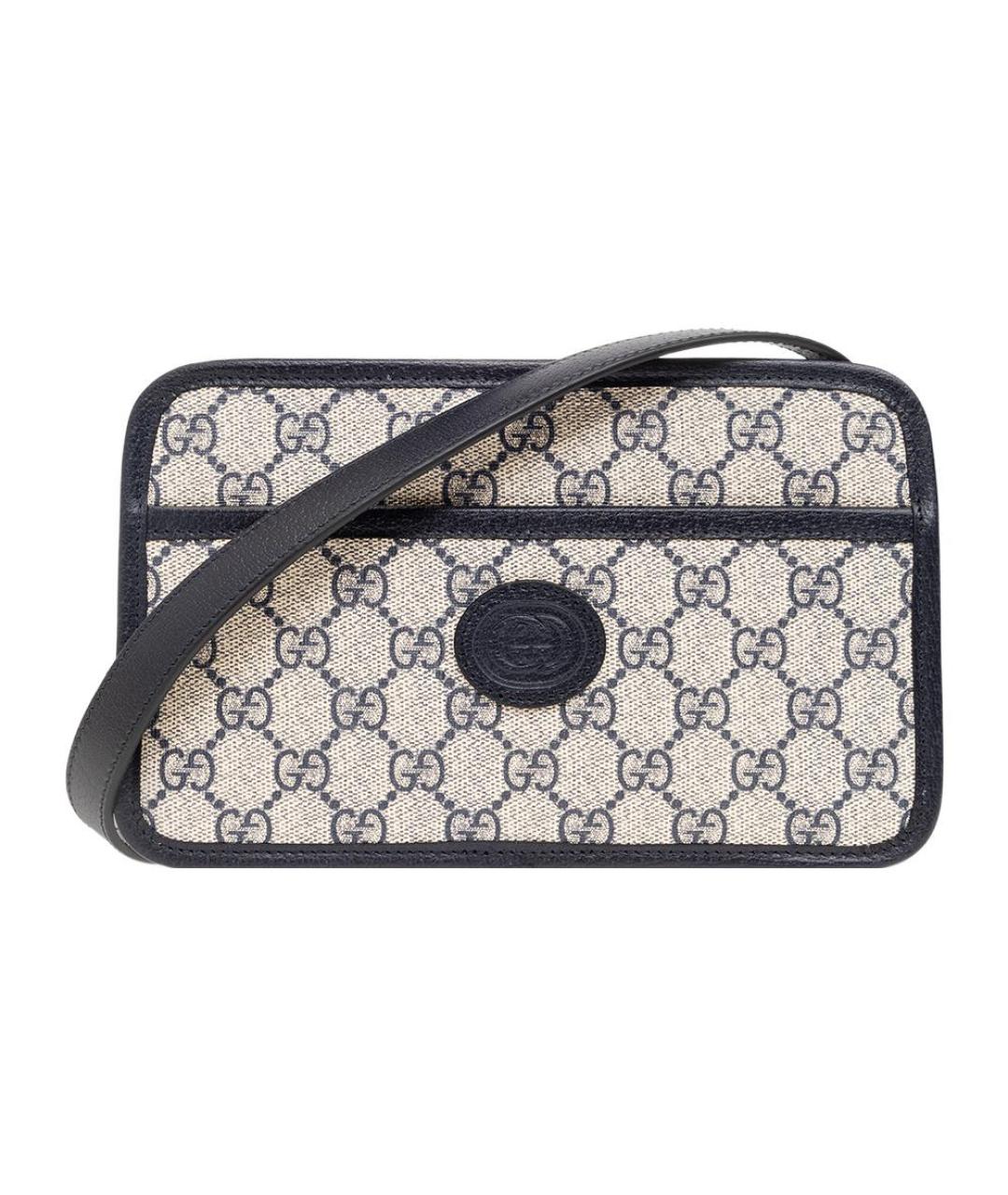 GUCCI Темно-синяя сумка через плечо, фото 1