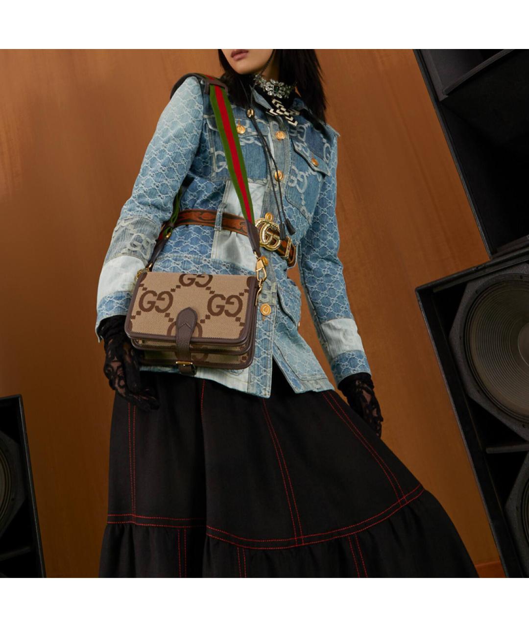 GUCCI Бежевая сумка через плечо, фото 9