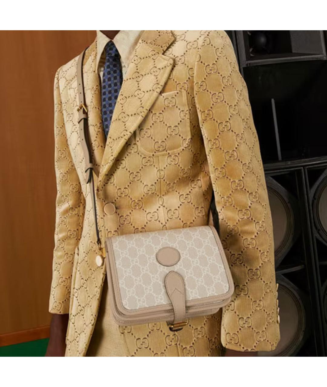 GUCCI Белая сумка через плечо, фото 9