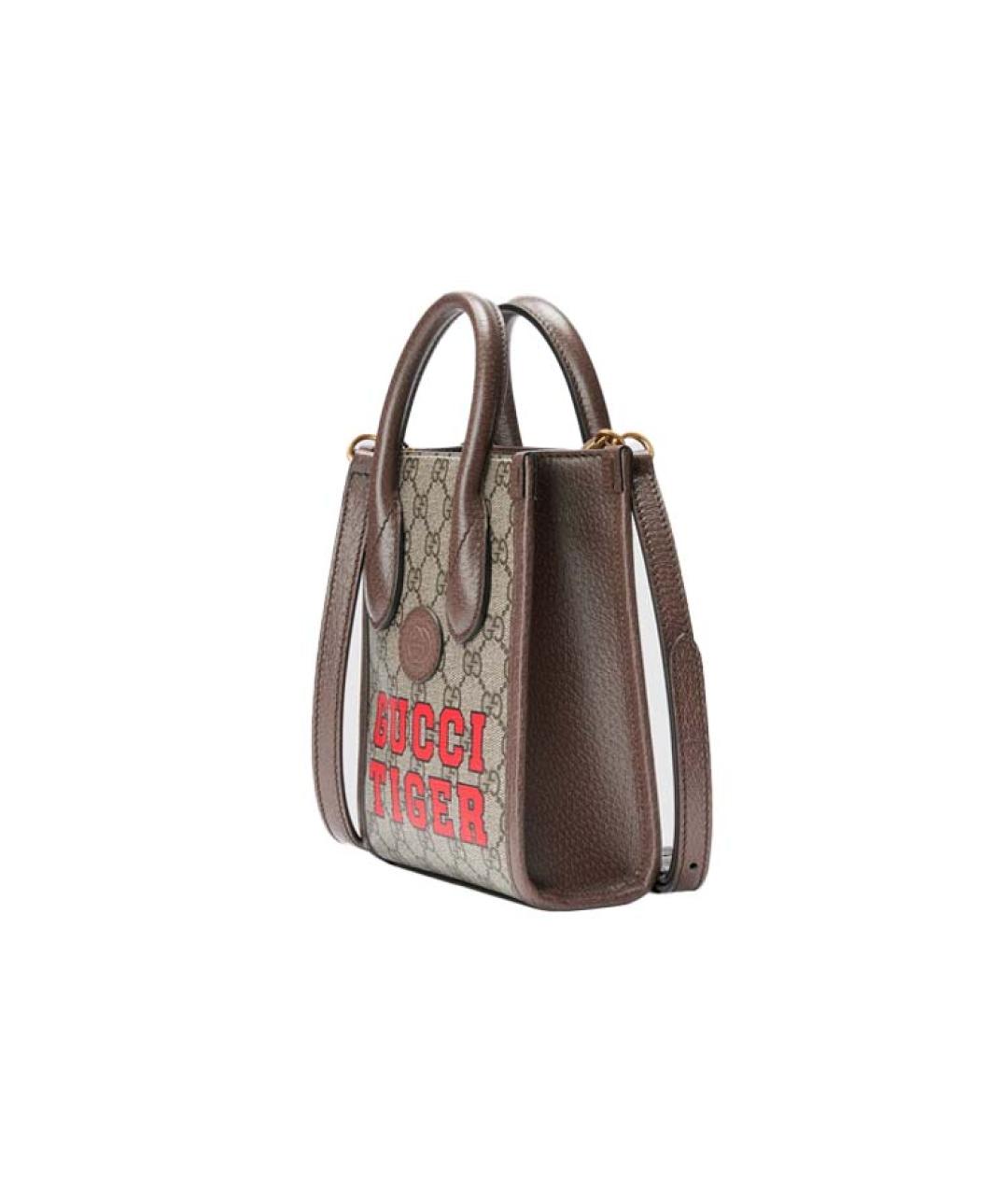 GUCCI Коричневая сумка на плечо, фото 2