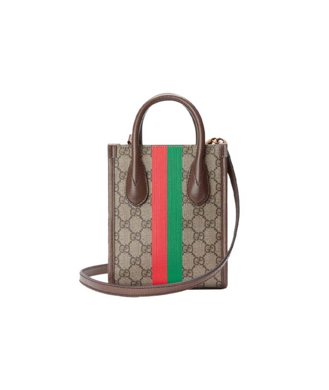 GUCCI Коричневая сумка на плечо, фото 3
