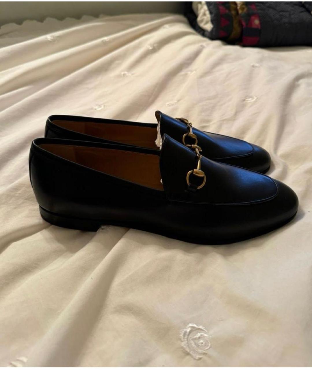 GUCCI Черные кожаные лоферы, фото 7
