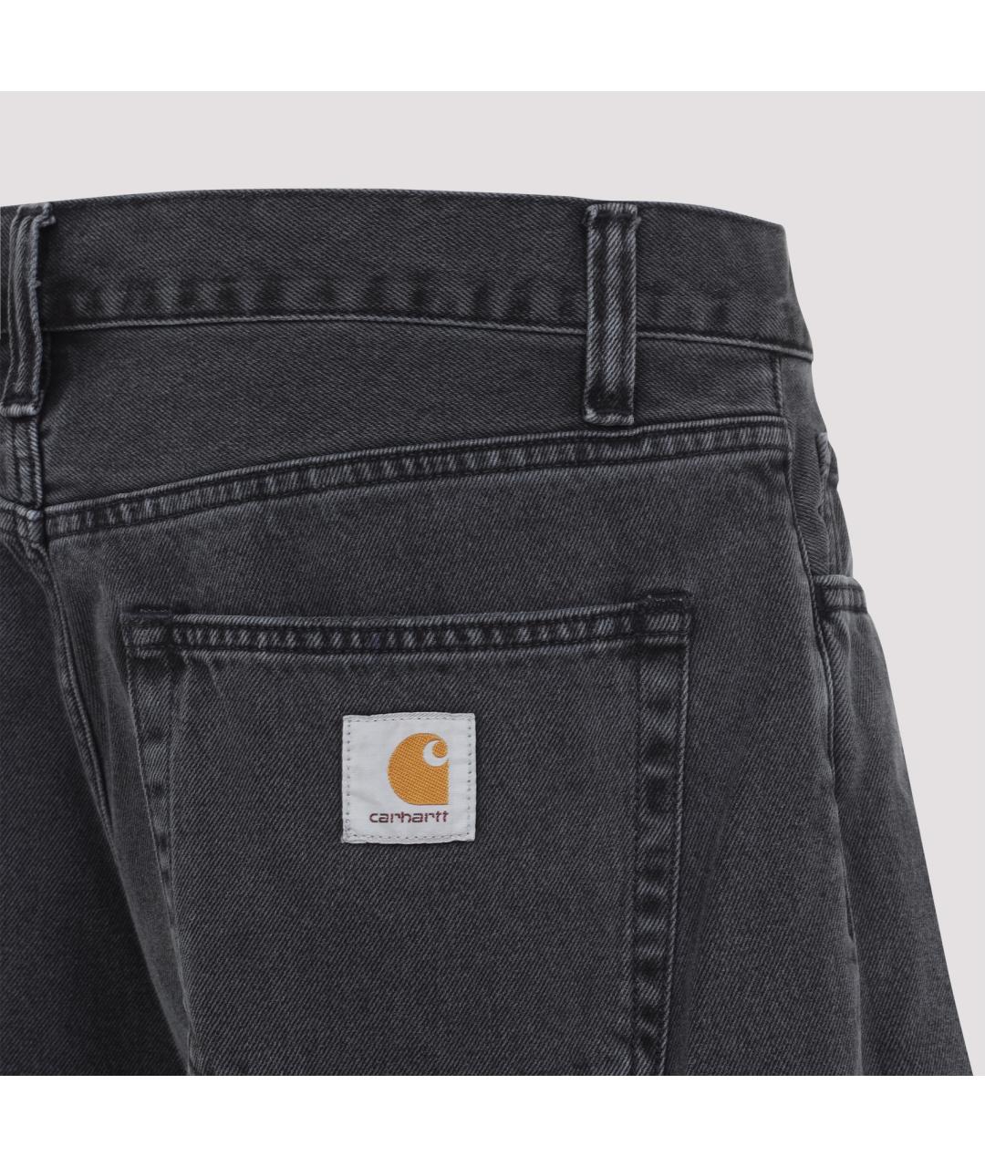 CARHARTT WIP Черные хлопковые шорты, фото 3