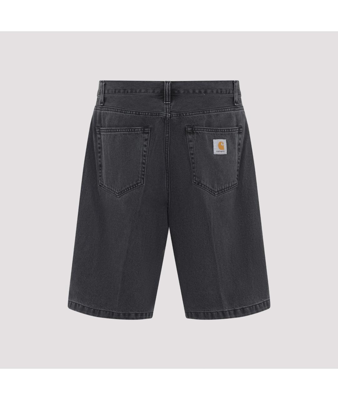 CARHARTT WIP Черные хлопковые шорты, фото 2