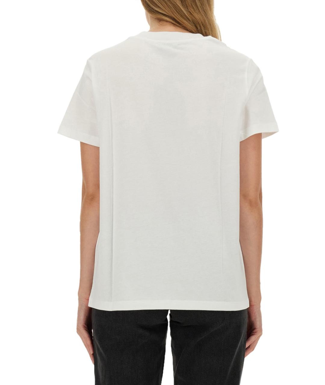 A.P.C. Белая хлопковая футболка, фото 4