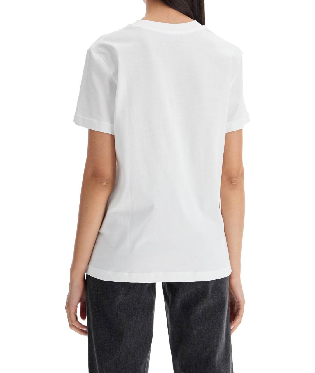A.P.C. Белая хлопковая футболка, фото 4