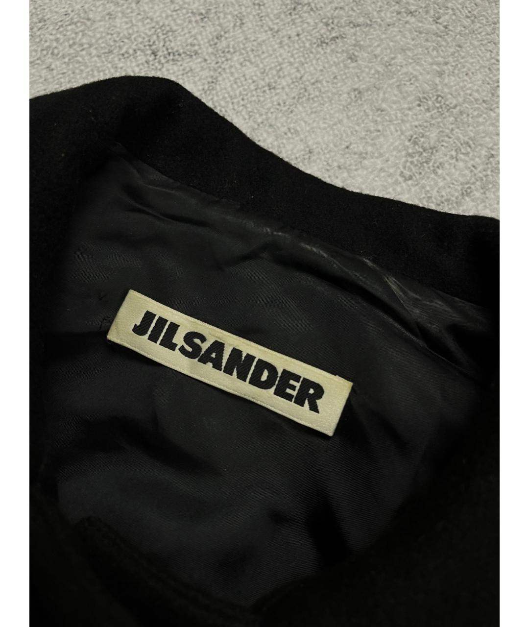 JIL SANDER Черное пальто, фото 4