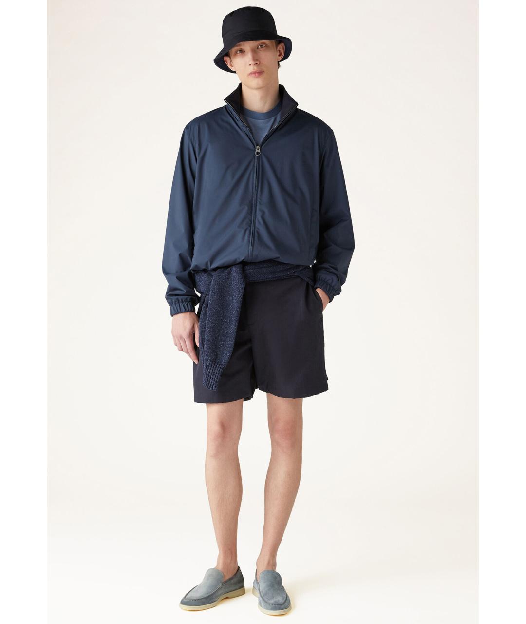 LORO PIANA Синяя спортивная куртка, фото 3