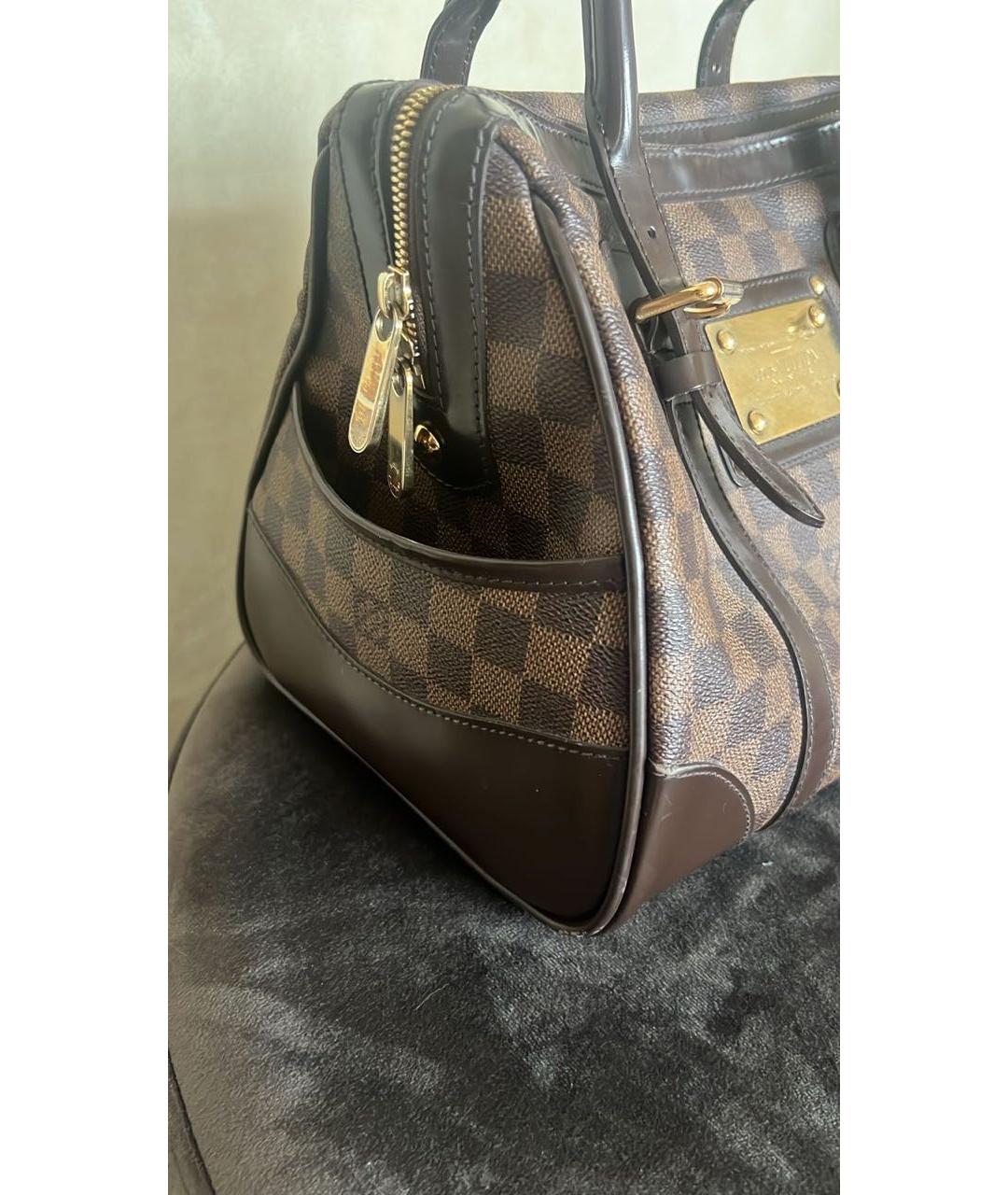 LOUIS VUITTON Коричневая сумка с короткими ручками, фото 2