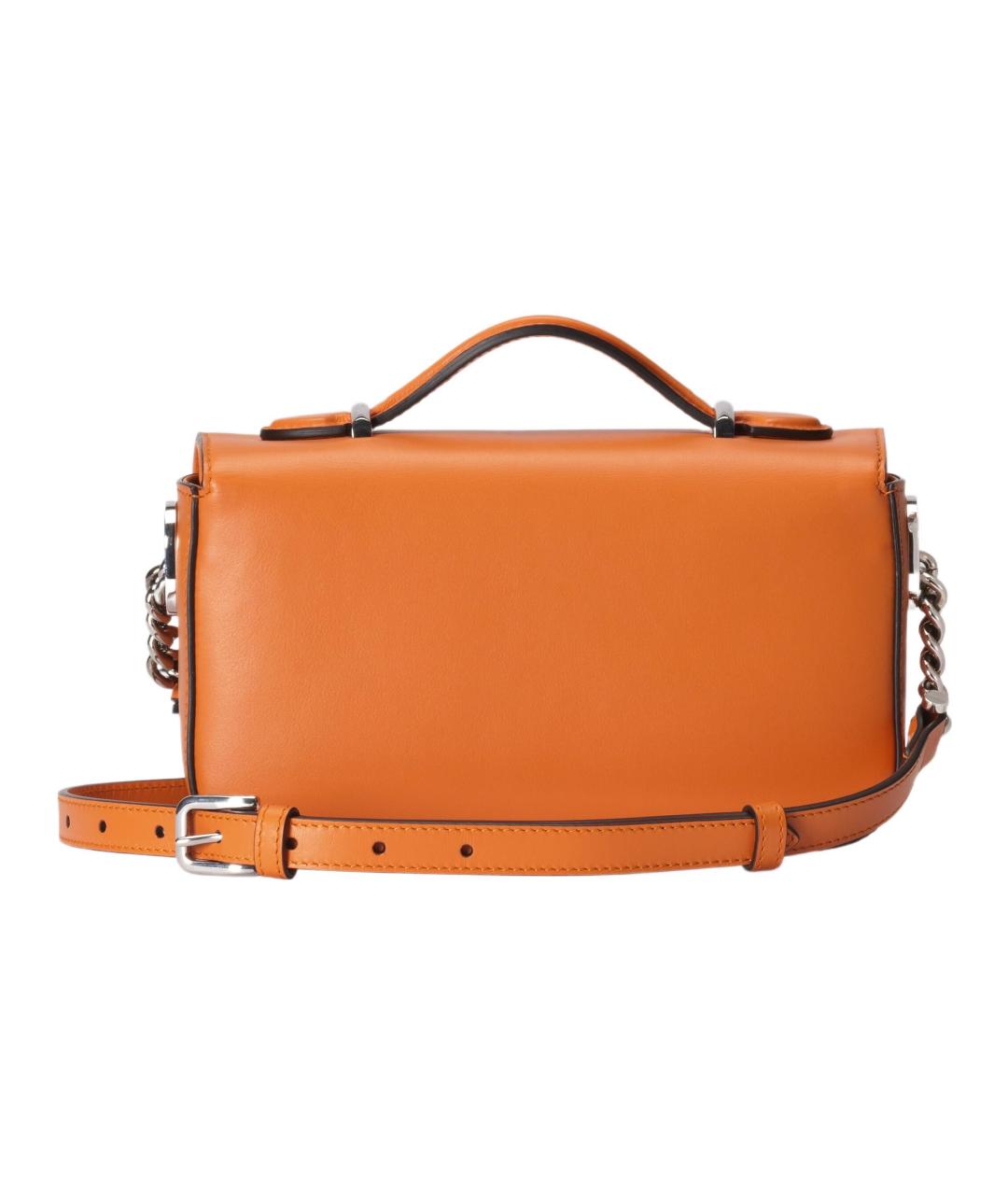 GUCCI Оранжевая кожаная сумка через плечо, фото 3
